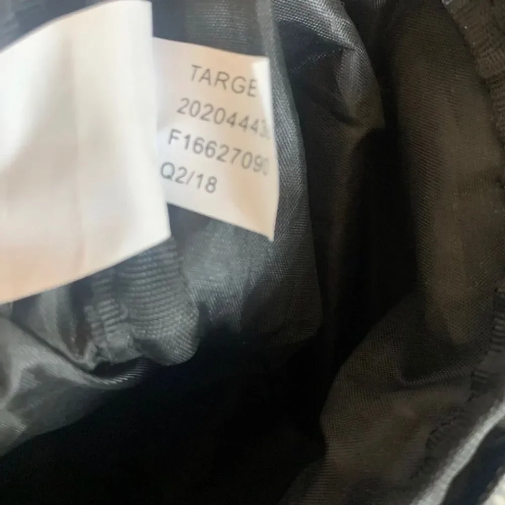 Target Black faux fur adjustable Cat Fanny pack